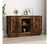vidaXL Credenza Rovere Fumo 102x35x60 cm in Legno Multistrato