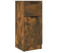 vidaXL Credenza Rovere Fumo 30x30x70 cm in Legno Multistrato