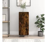 vidaXL Credenza Rovere Fumo 34,5x34x90 cm in Legno Multistrato