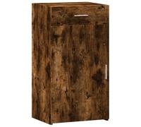 vidaXL Credenza Rovere Fumo in legno multistrato 50x42,5x93 cm