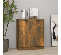 vidaXL Credenza Rovere Fumo 60x30x70 cm in Legno tecnico