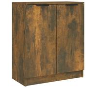 vidaXL Credenza Rovere Fumo 60x30x70 cm in Legno Tecnico