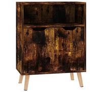 vidaXL Credenza Rovere Fumo 60x30x72 cm in Legno Multistrato