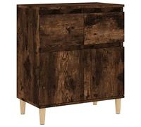 vidaXL Credenza Rovere Fumo 60x35x70 cm in Legno Multistrato