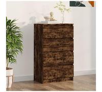 VIDAXL - Credenza Rovere Fumo 60x35x98,5 Cm In Legno Multistrato