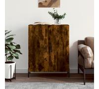 vidaXL Credenza Rovere Fumo 69,5x34x90 cm in Legno Multistrato