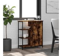 Credenza rovere fumo 70x30x80 cm in legno multistrato