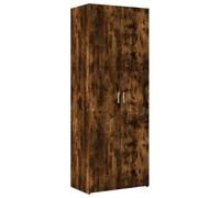 vidaXL Credenza Rovere Fumo 70x42,5x185 cm in Legno Multistrato