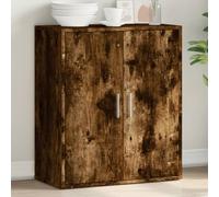 vidaXL Credenza Rovere Fumo 79x38x80 cm in Legno Multistrato