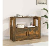 vidaXL Credenza Rovere Fumo 80x30x60 cm in Legno Multistrato