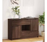 vidaXL Credenza Rovere Marrone 100 x 30 x 65,6 Legno multistrato