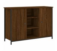 AX Credenza Mobiletto Armadietto 100x35x70cm Portaoggetti Rovere Marrone 835518
