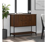 AX Credenza Mobiletto Armadietto 100x36x85cm Portaoggetti Rovere Marrone 835558