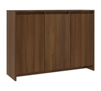 vidaXL Credenza Rovere Marrone 102x33x75 cm in Truciolato