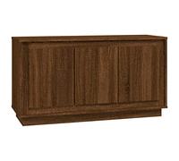 vidaXL Credenza Rovere Marrone 102x35x55 cm in Legno Multistrato, credenza in Legno, armadietto Laterale, portaoggetti, armadietto in Legno
