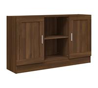 vidaXL Credenza Rovere Marrone 120x30,5x70 cm in Legno Multistrato