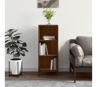 vidaXL Credenza Rovere Marrone 34,5x32,5x90 cm in Legno Multistrato