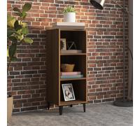 vidaXL Credenza Rovere Marrone 34,5x32,5x90 cm in Legno Multistrato