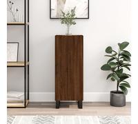 vidaXL Credenza Rovere Marrone 34,5x34x90 cm in Legno Multistrato