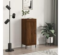vidaXL Credenza Rovere Marrone 34,5x34x90 cm in Legno Multistrato