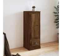 vidaXL Credenza Rovere Marrone 36x35,5x103,5 cm in Legno Multistrato
