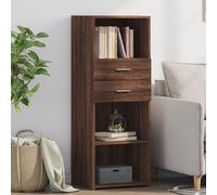 vidaXL Credenza Rovere Marrone 45x42,5x124 cm in Legno Multistrato