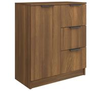 vidaXL Credenza Rovere Marrone 60x30x70 cm in Legno Tecnico