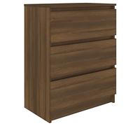 vidaXL Credenza Rovere Marrone 60x35x76 cm in Legno Ingegnerizzato