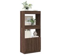 vidaXL Credenza Rovere Marrone 63x33x140 cm in Truciolato
