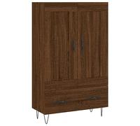 vidaXL Credenza Rovere Marrone 69,5x31x115 cm in Legno Multistrato