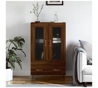 vidaXL Credenza Rovere Marrone 69,5x31x115 cm in Legno Multistrato