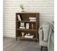 vidaXL Credenza Rovere Marrone 69,5x32,5x90 cm in Legno Multistrato