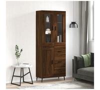 VIDAXL - Credenza Rovere Marrone 69,5x34x180 Cm In Legno Multistrato