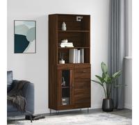 VIDAXL - Credenza Rovere Marrone 69,5x34x180 Cm In Legno Multistrato