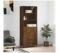 VIDAXL - Credenza Rovere Marrone 69,5x34x180 Cm In Legno Multistrato