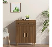 VIDAXL - Credenza Rovere Marrone 69,5x34x89 Cm In Legno Multistrato