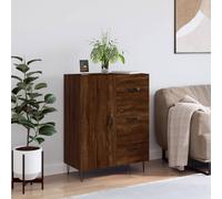 vidaXL Credenza Rovere Marrone 69,5x34x90 cm in Legno Multistrato
