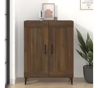 vidaXL Credenza Rovere Marrone 69,5x34x90 cm in Legno Multistrato