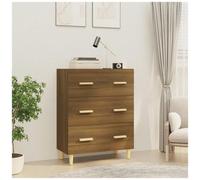 VIDAXL - Credenza Rovere Marrone 70x34x90 Cm In Legno Multistrato