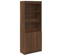 vidaXL Credenza Rovere Marrone 70x35x180 cm in Legno Multistrato, Mobile, mobiletto Laterale, mobiletto portaoggetti Alto, mobiletto portaoggetti