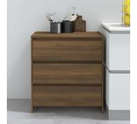 vidaXL Credenza Rovere Marrone 70x41x75 cm in Truciolato