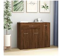 VIDAXL - Credenza Rovere Marrone 88x30x70 cm in Legno Multistrato