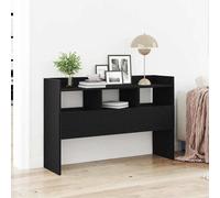 vidaXL Credenza Rovere Nero 105 x 30 x 70 cm Legno multistrato