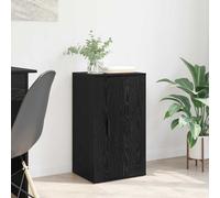 vidaXL Credenza Rovere nero 40 x 33 x 70 cm Legno multistrato