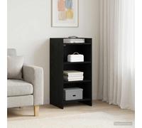 vidaXL Credenza Rovere Nero 40 x 36 x 80 cm Legno ingegnerizzato
