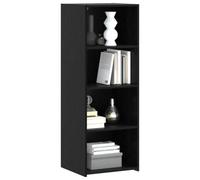 vidaXL Credenza Rovere Nero 45 x 41 x 124 cm Legno ingegnerizzato