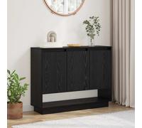 vidaXL Credenza Rovere Nero 97 x 29 x 75 cm Legno ingegnerizzato