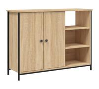 vidaXL Credenza Rovere Sonoma 100x33x75 cm in Legno Multistrato
