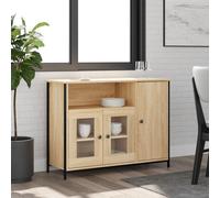 vidaXL Credenza Rovere Sonoma 100x35x75 cm in Legno Multistrato