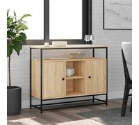 vidaXL Credenza Rovere Sonoma 100x35x80 cm in Legno Multistrato